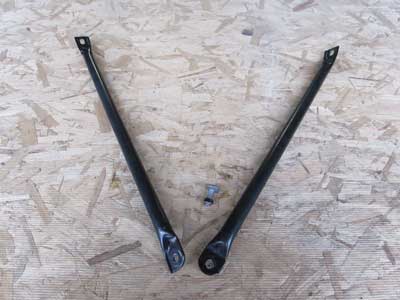 BMW Front Radiator Support Bar Braces (Includes Left and Right) 51647187095 F01 F10 F12 5, 6, 7 Series